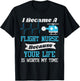 Flight Nurse T Shirt - Your Life Is Worth My Time T-Shirt - T-Shirt | Black