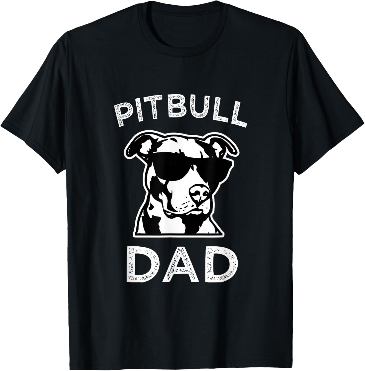 Pitbull Dad Dog Lover Gift Fathers Day Pitbull Advocate T-Shirt - T-Shirt | Black