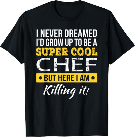 Chef Shirt Funny Appreciation Gift T-Shirt - T-Shirt | Black