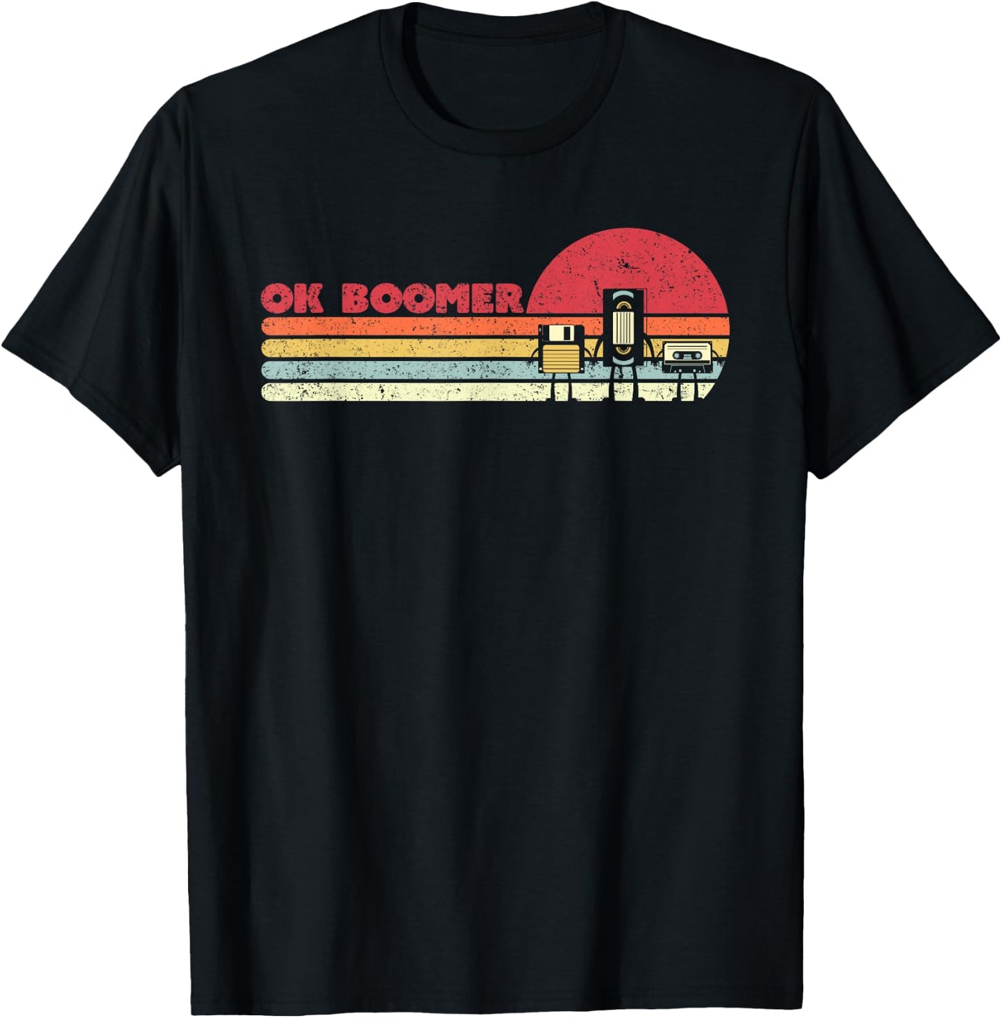 Ok Boomer Shirt Vintage T-Shirt - T-Shirt | Black