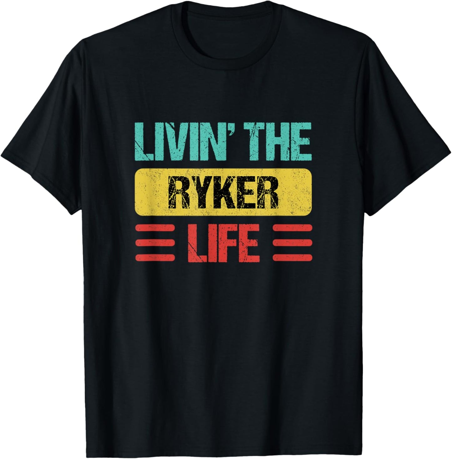 Ryker Name T-Shirt - T-Shirt | Black