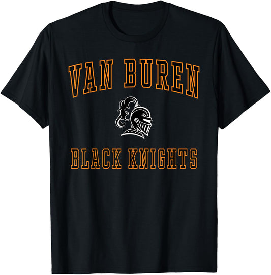 Van Buren High School Black Knights T-Shirt - T-Shirt | Black