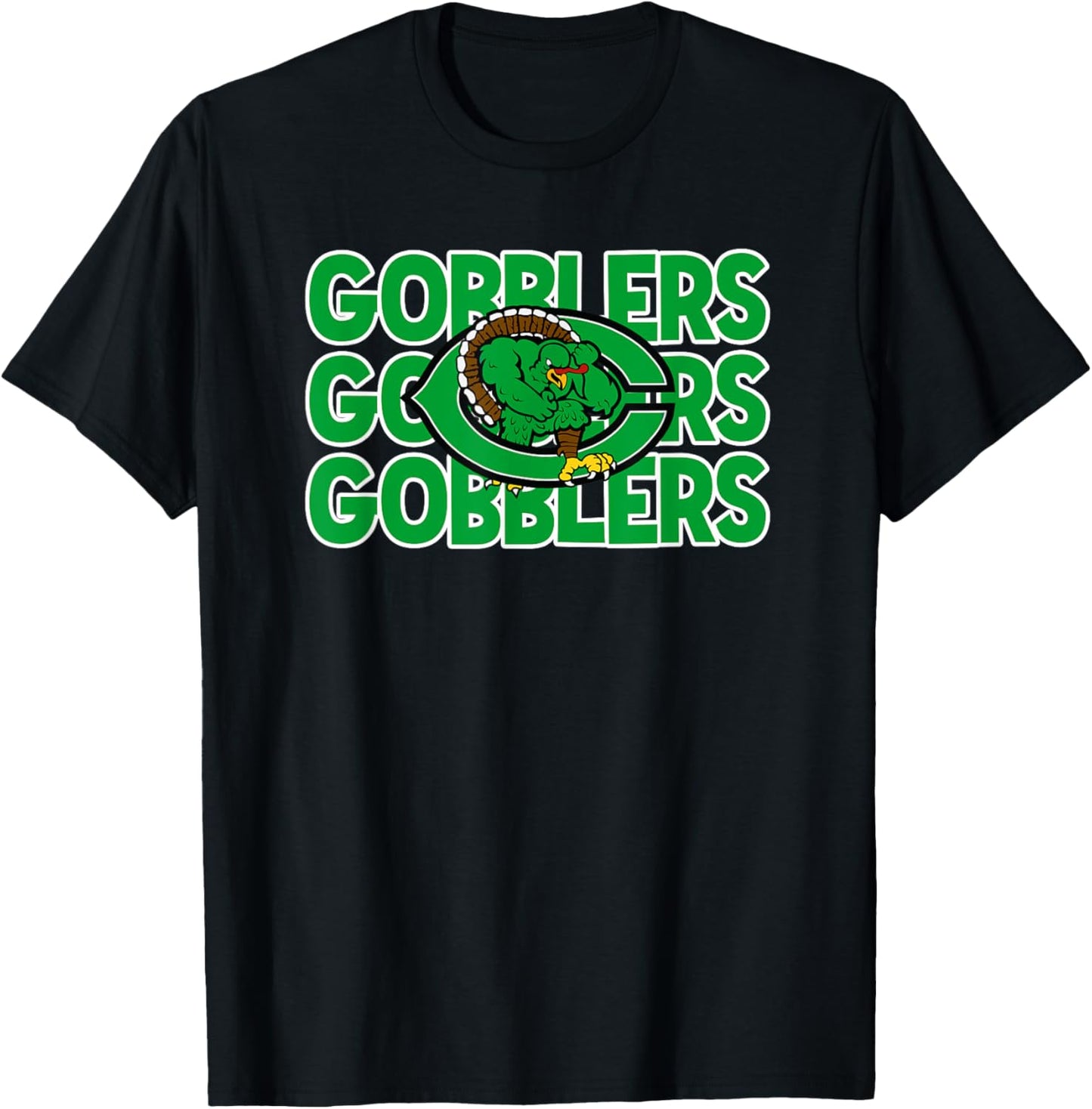 Cuero High School Gobblers T-Shirt - T-Shirt | Black