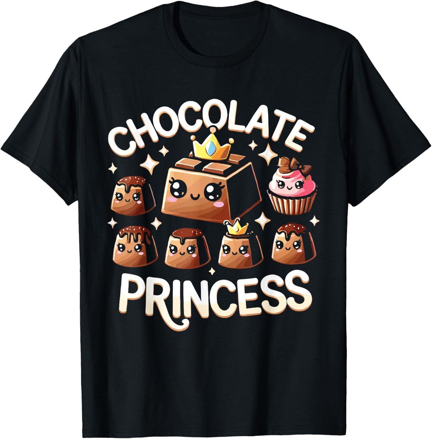 Chocolate Kids Chocolate Princess T-Shirt - T-Shirt | Black