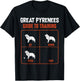 Great Pyrenees Guide To Training Funny Dog Pet Lover Men Women Girls Kids T-Shirt - T-Shirt | Black