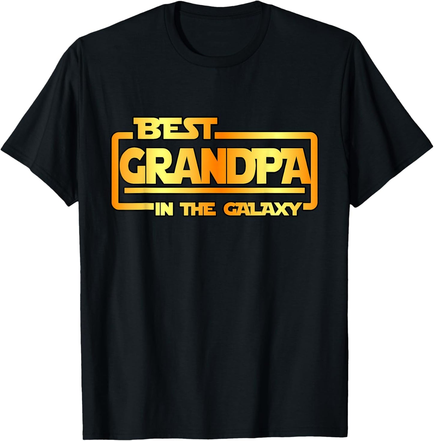 The best grandpa in the galaxy T-Shirt - T-Shirt | Black