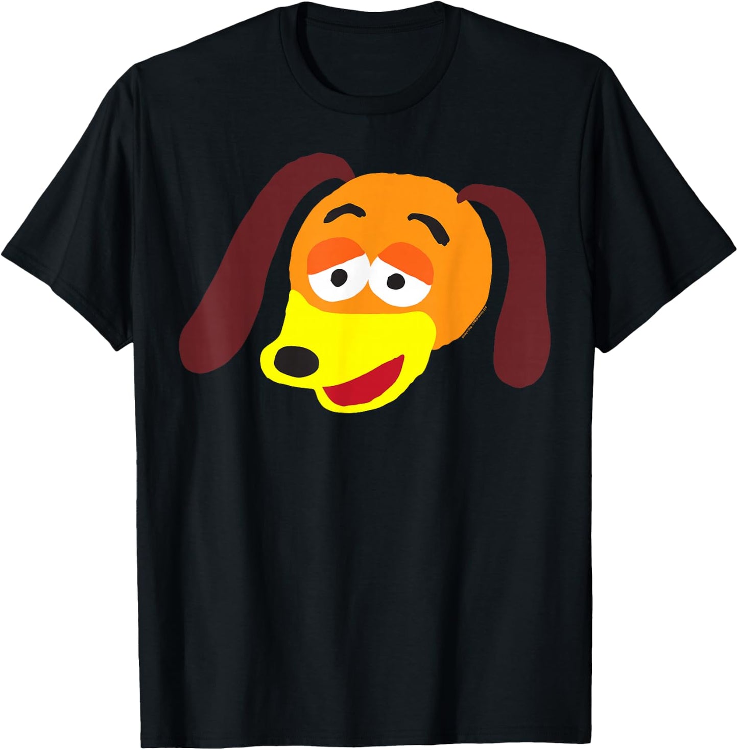 Disney Pixar Toy Story Slinky Dog Big Face T-Shirt - T-Shirt | Black