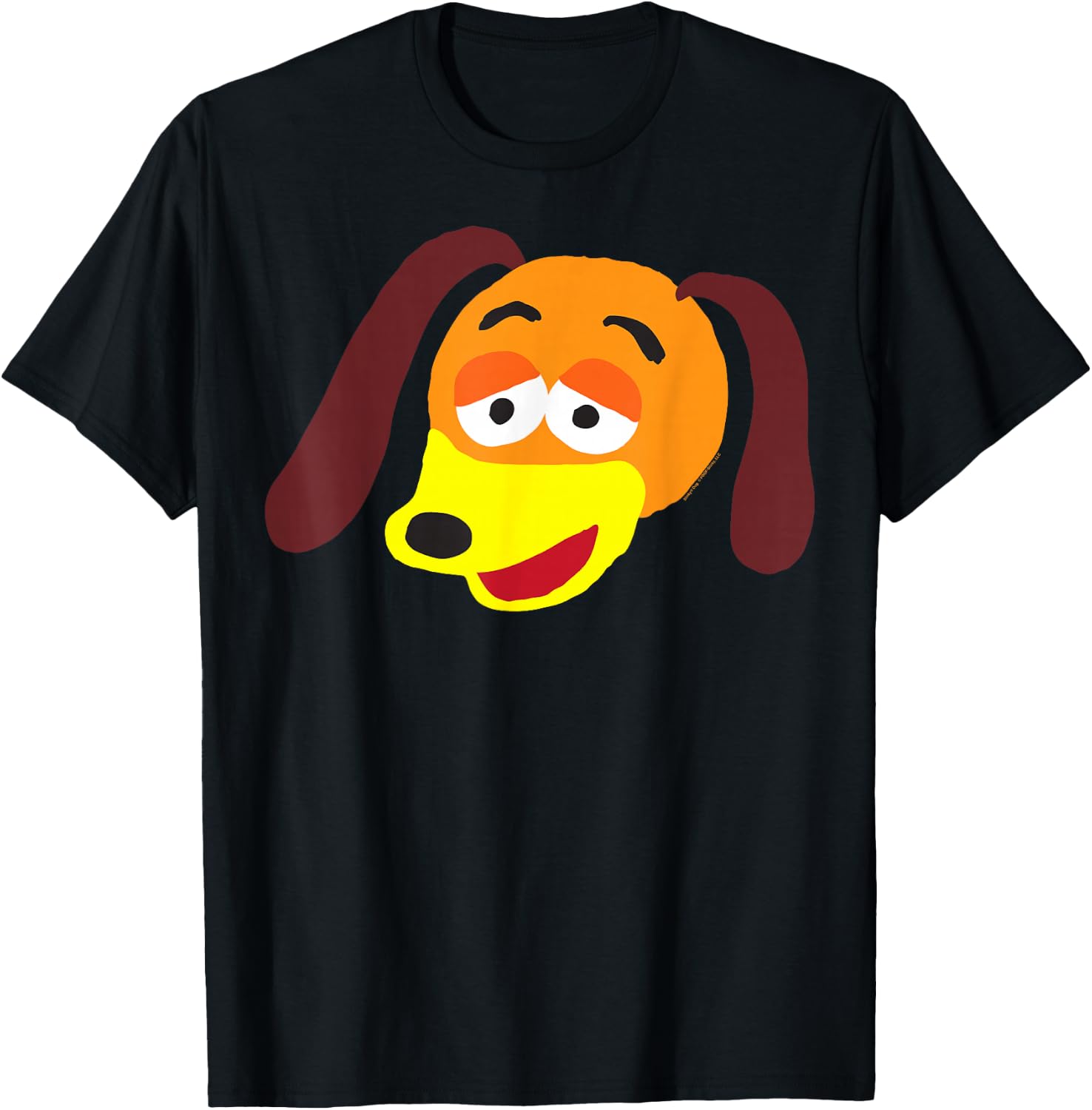 Disney Pixar Toy Story Slinky Dog Big Face T-Shirt - T-Shirt | Black
