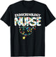 Endocrinology Nurse Christmas Endocrine Nursing NP RN Squad T-Shirt - T-Shirt | Black