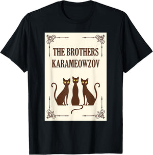 Fyodor Dostoevsky Parody - Funny Russian Literature Gift T-Shirt - T-Shirt | Black