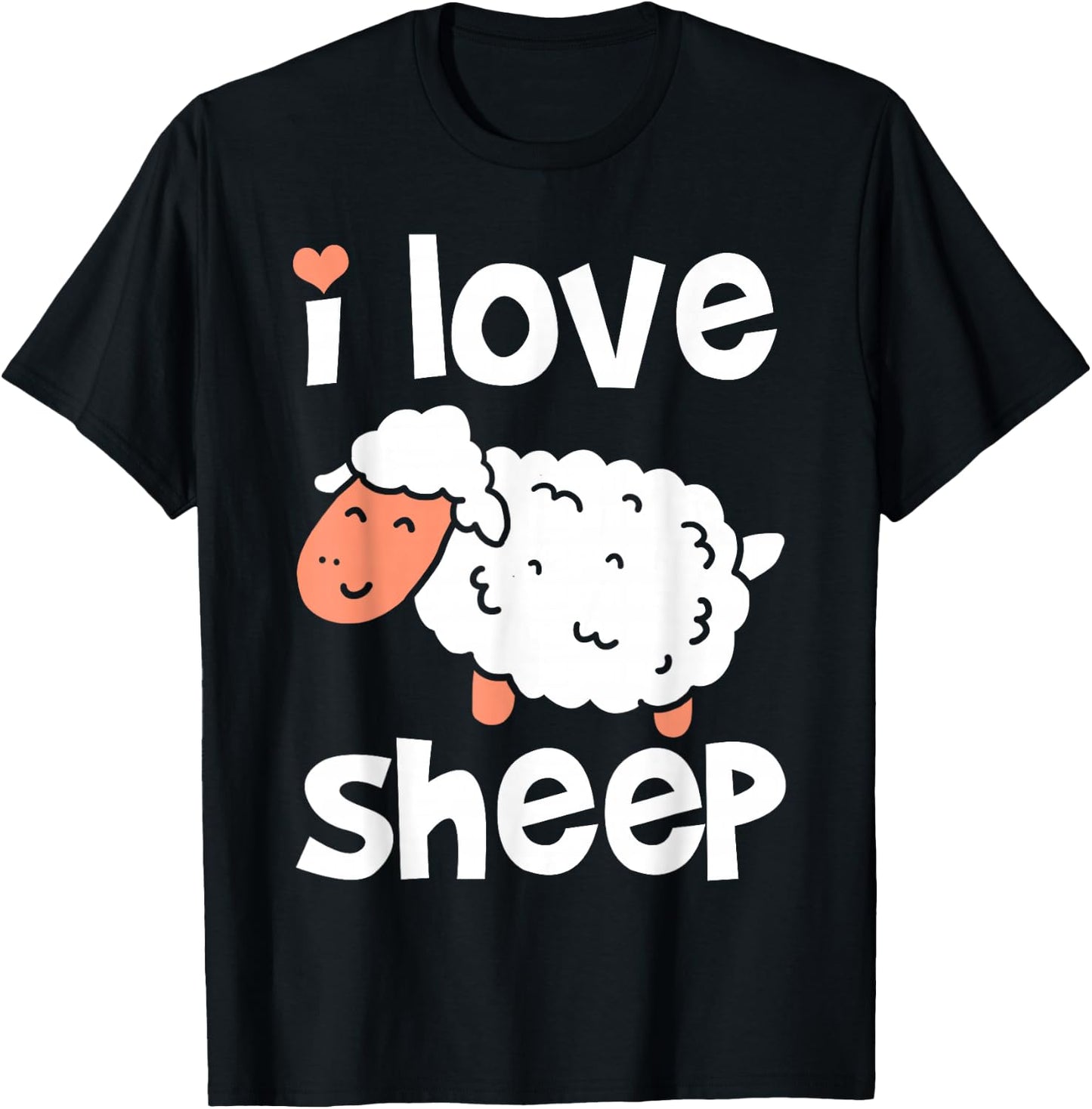 Sheep Farmer Animal T-Shirt - T-Shirt | Black