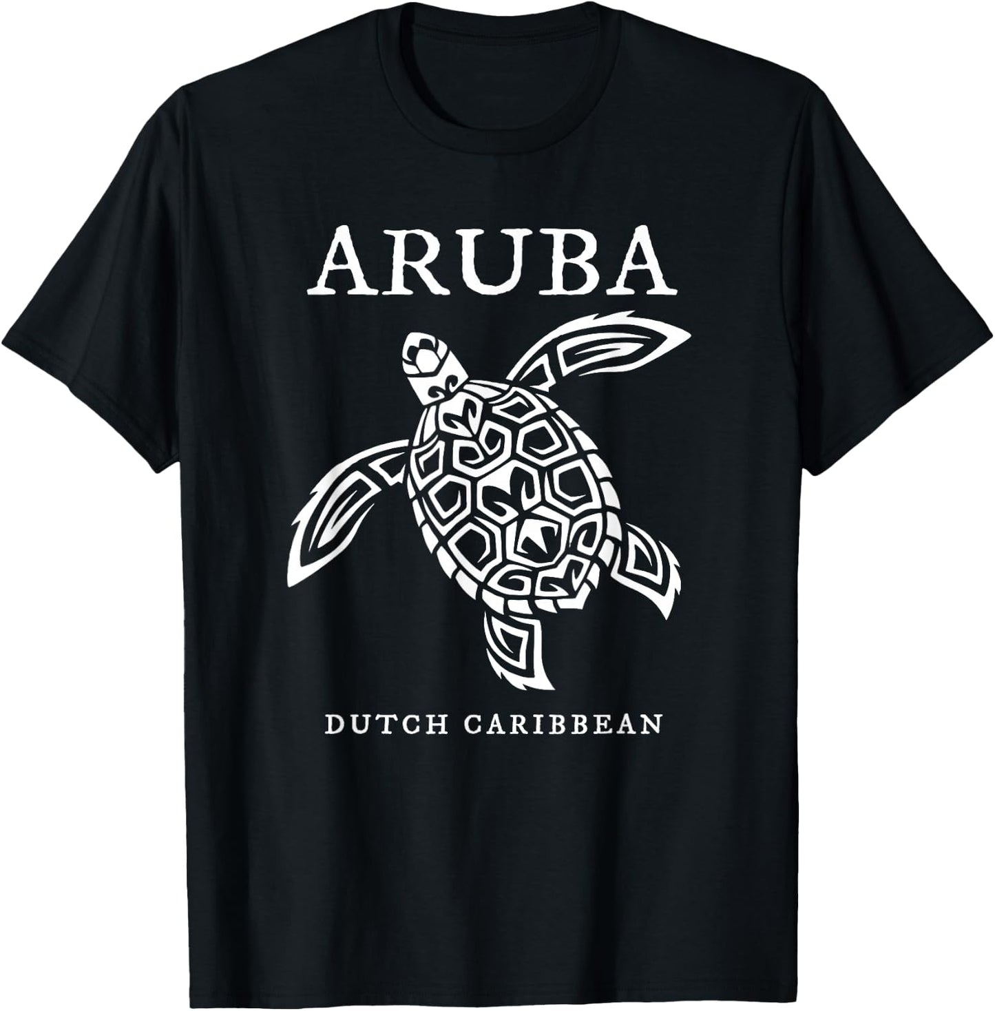 Aruba Sea Turtle Cruise Vacation Souvenir Boys Girls T-Shirt - T-Shirt | Black