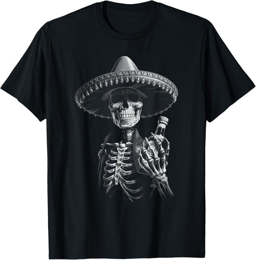Vintage Mariachi Skeleton Charro Mexican Tequila Party