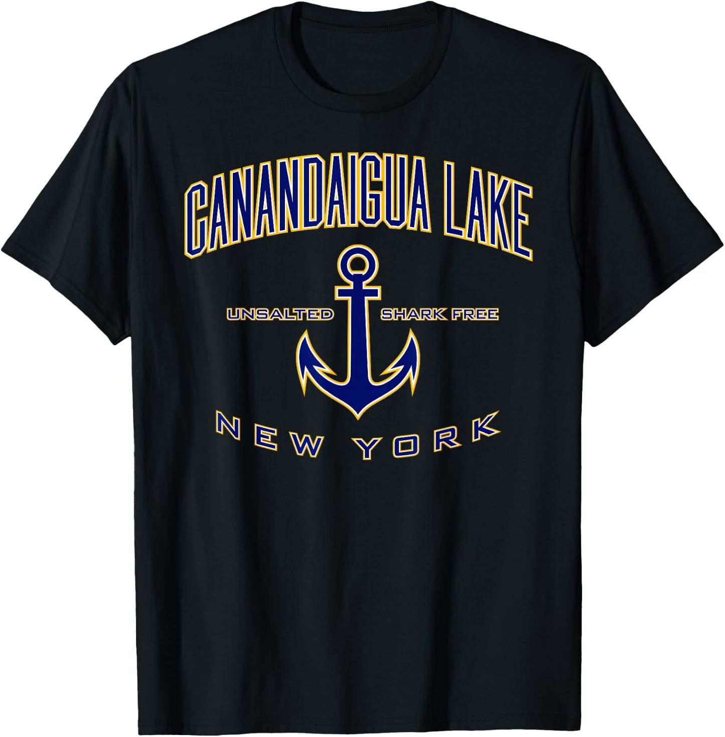 Canandaigua Lake NY T-Shirt - T-Shirt | Black