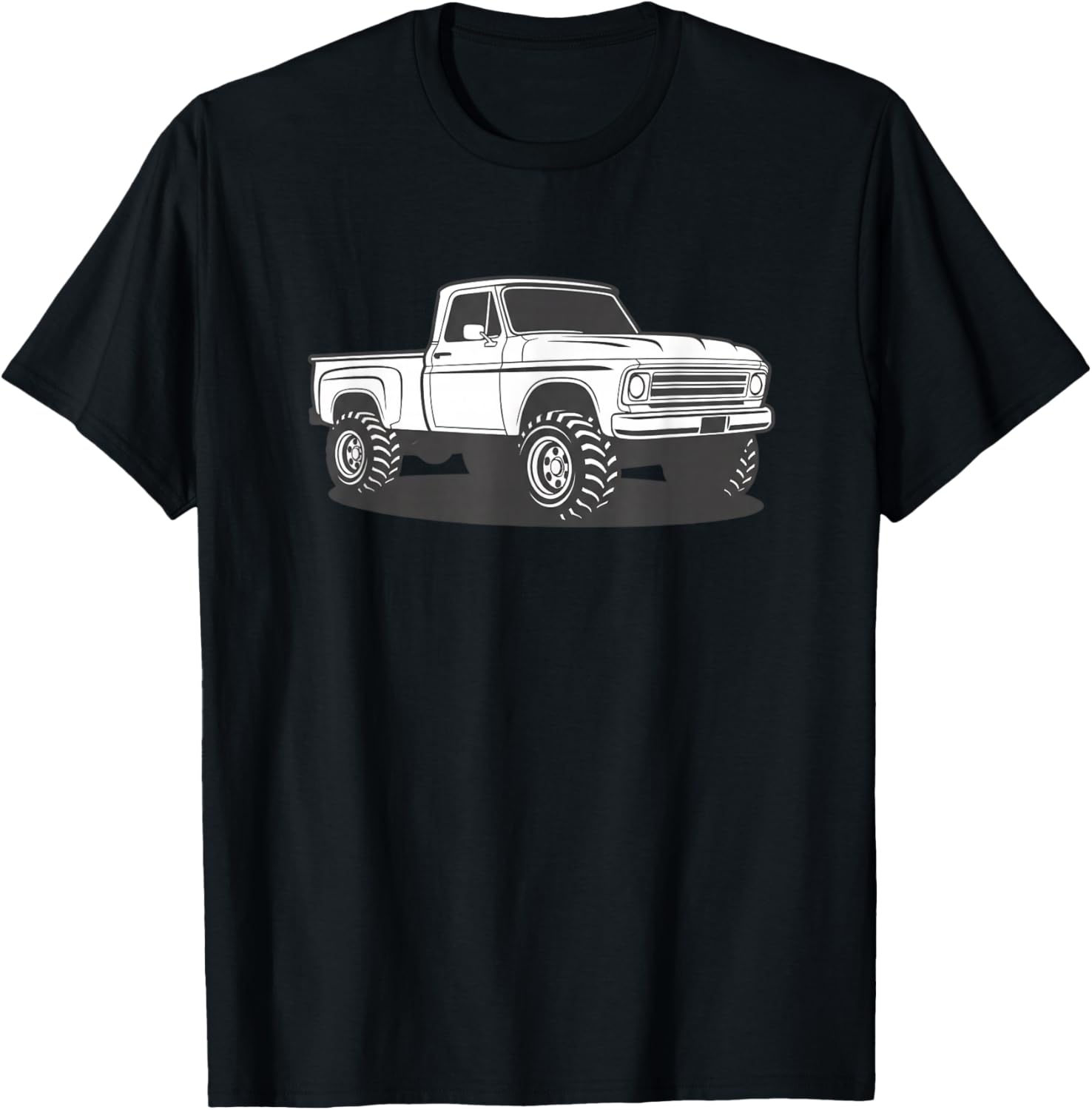 Trucks & Off-Road, I Live for Lifted Classic Pickups T-Shirt - T-Shirt | Black