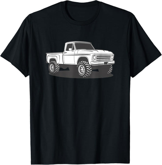 Trucks & Off-Road, I Live for Lifted Classic Pickups T-Shirt - T-Shirt | Black