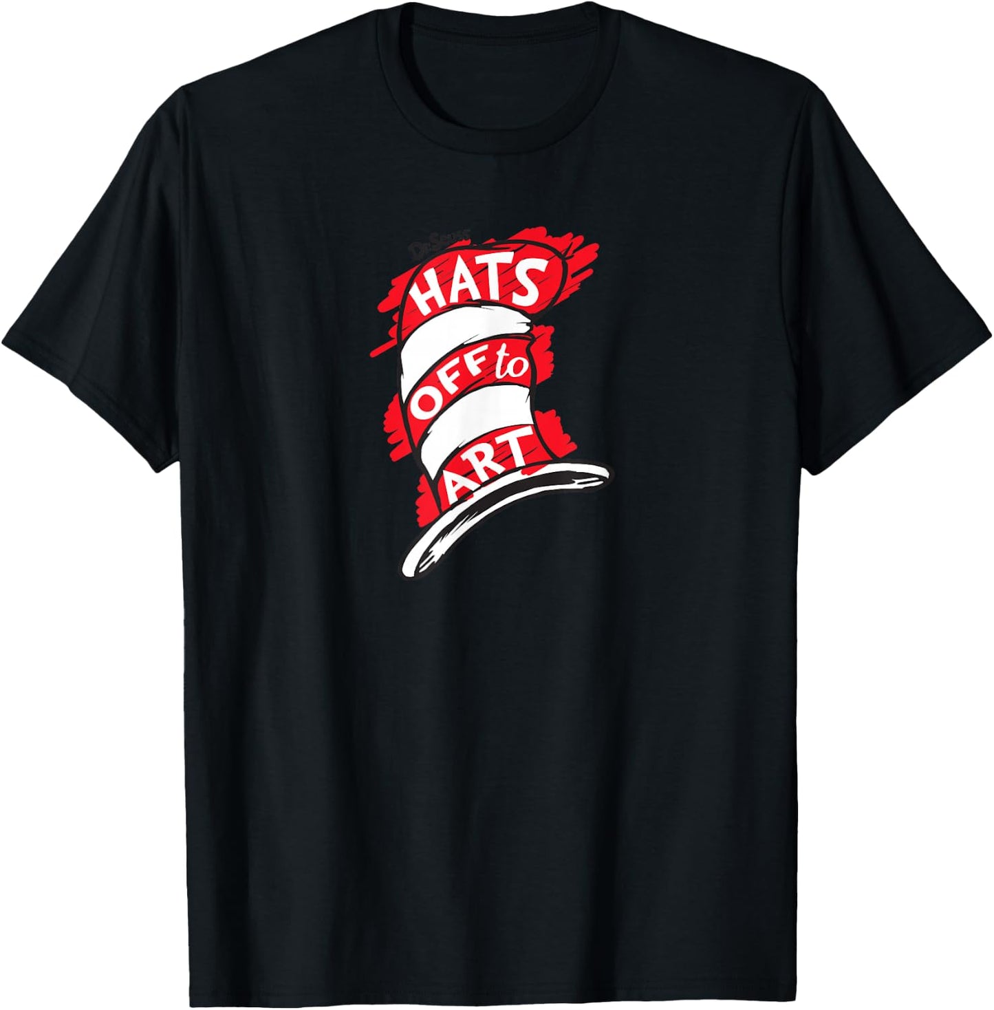 Dr. Seuss Hats Off To Art T-Shirt - T-Shirt | Black