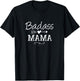 Badass Mama, Christmas Gift Strong as a Mother Funny Mom T-Shirt - T-Shirt | Black