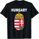 Hungary National Coat of Arms T-Shirt - T-Shirt | Black