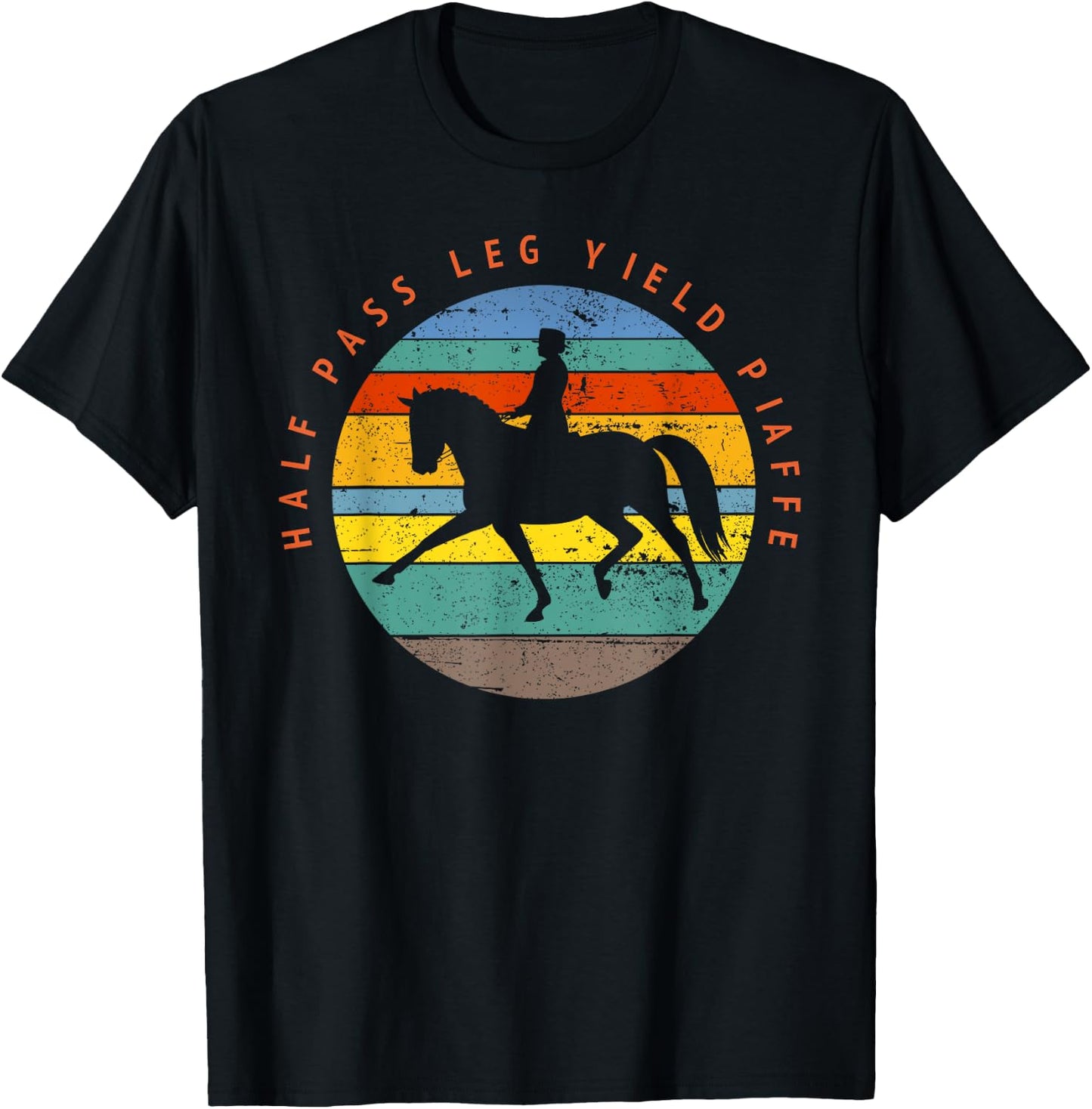 Dressage Rider Gift Dressage T-Shirt - T-Shirt | Black