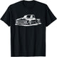 1967 C10 Stepside Truck Old School C10 Silhouette Classic T-Shirt - T-Shirt | Black