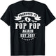 Soon to Be Pop pop Again est. 2027 Fathers Day T-Shirt - T-Shirt | Black