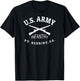 Fort Benning WWII Inspired Vintage Infantry Small T-Shirt - T-Shirt | Black