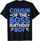 Cousin Of The Boss Birthday Party Outfit Like A Boss Cousin T-Shirt - T-Shirt | Black