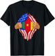 Cameroonian Blood Inside Me | Cameroon Flag Gift T-Shirt - T-Shirt | Black