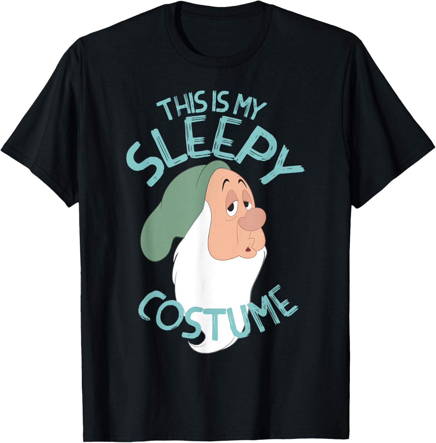 Disney Snow White This is My Sleepy Costume Halloween T-Shirt - T-Shirt | Black