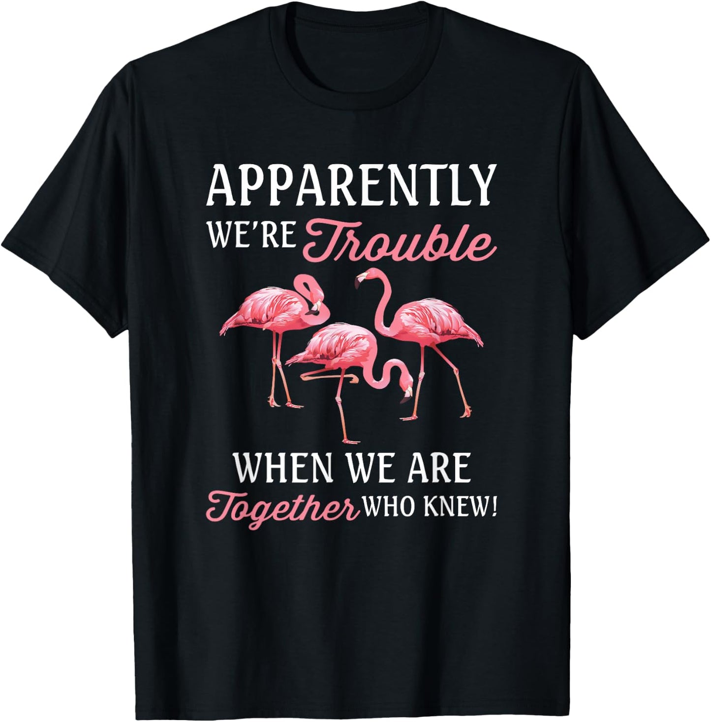 Apparently We're Trouble When We Are Together Who Knew T-Shirt - T-Shirt | Black