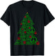 PEACE SIGN Christmas Tree | Hippies Xmas Shirts T-Shirt - T-Shirt | Black