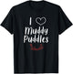I Heart Muddy Puddles T-Shirt - T-Shirt | Black
