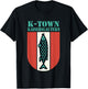 K-Town Kaiserslautern Germany Fish Emblem Vintage T-Shirt - T-Shirt | Black