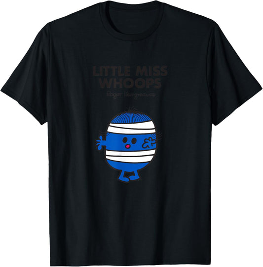 Mr. Men Little Miss Whoops T-Shirt - T-Shirt | Black