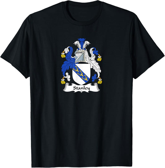 Stanley Coat of Arms - Family Crest Shirt T-Shirt - T-Shirt | Black