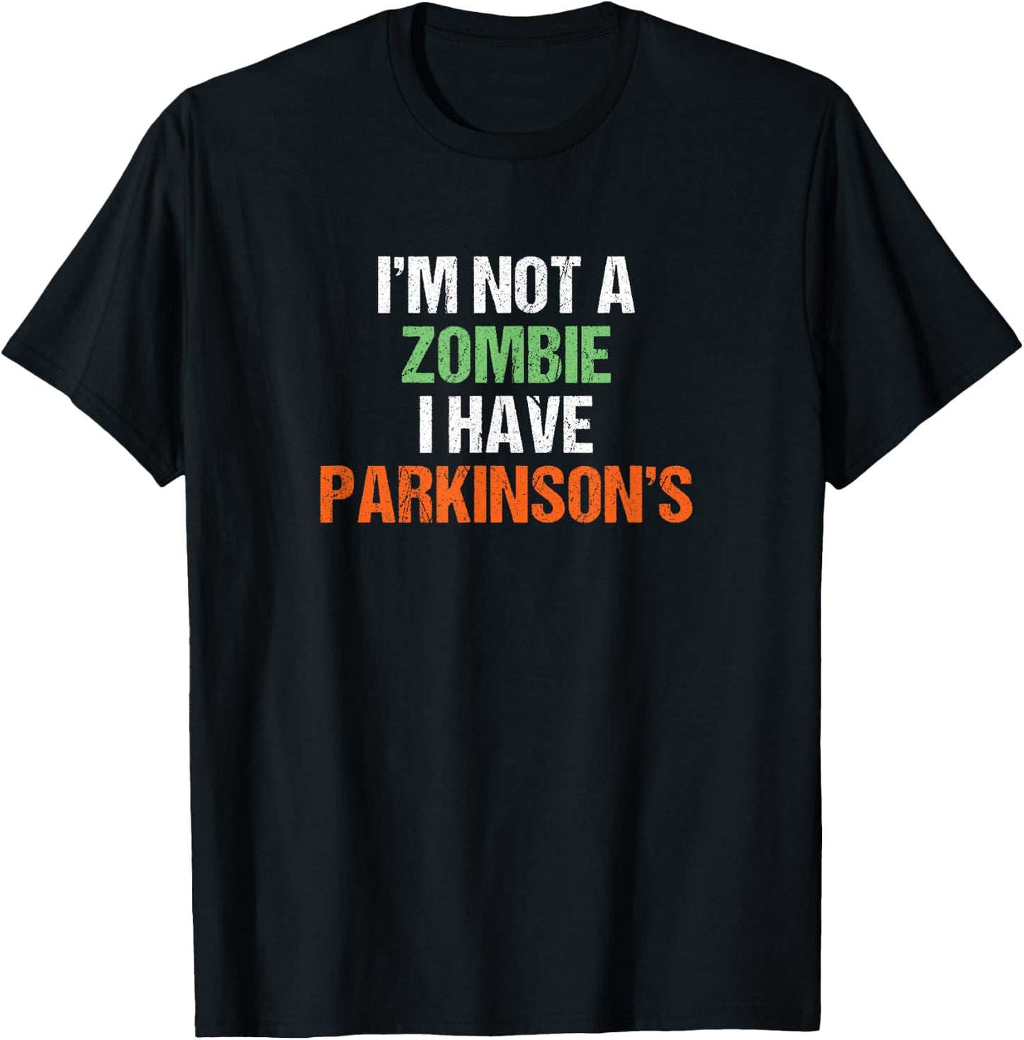 Parkinsons Funny Halloween Costume Men Women Parkinson T-Shirt - T-Shirt | Black