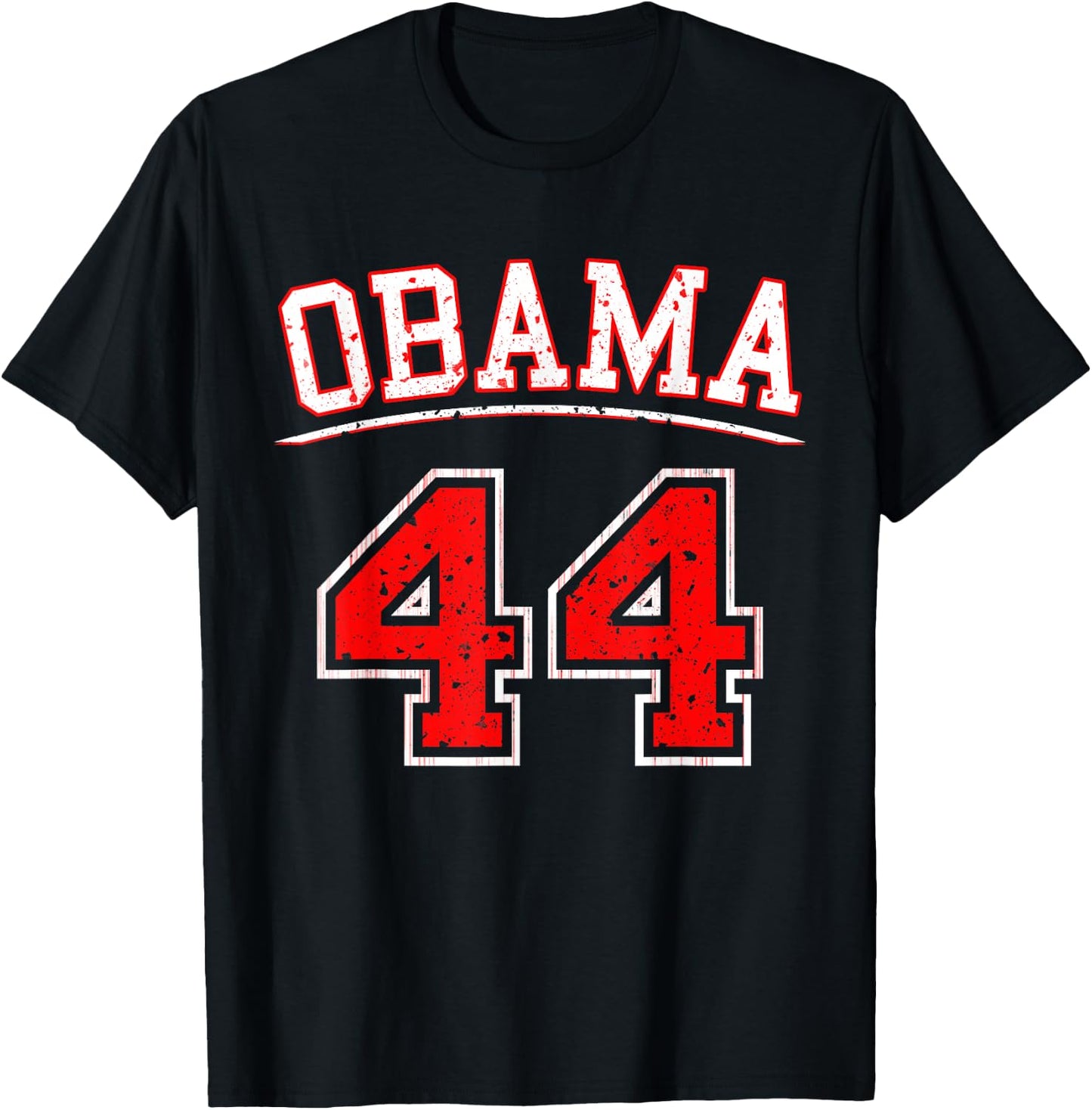 44th President Barack Obama 44 T-Shirt - T-Shirt | Black