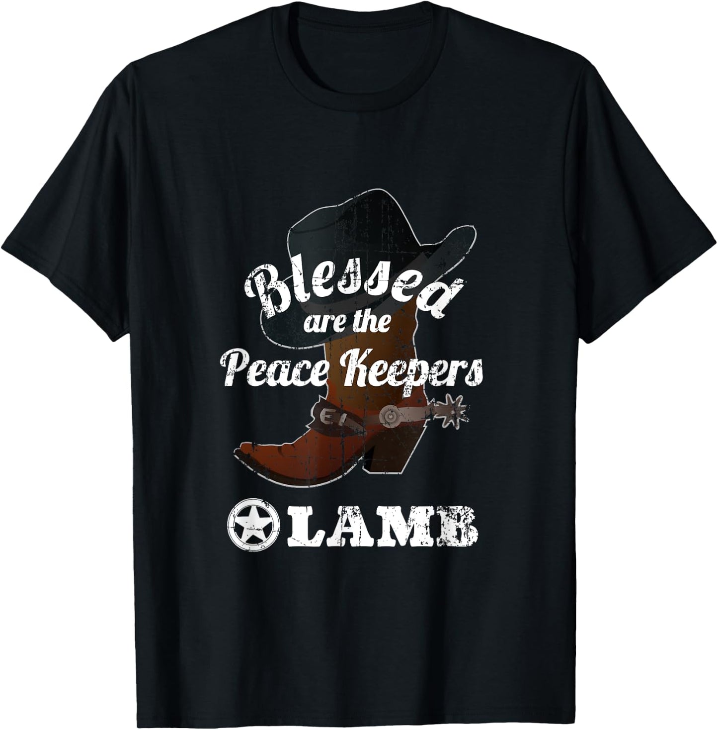 Pinal County Sheriff LAMB Blessed Shirt T-Shirt - T-Shirt | Black