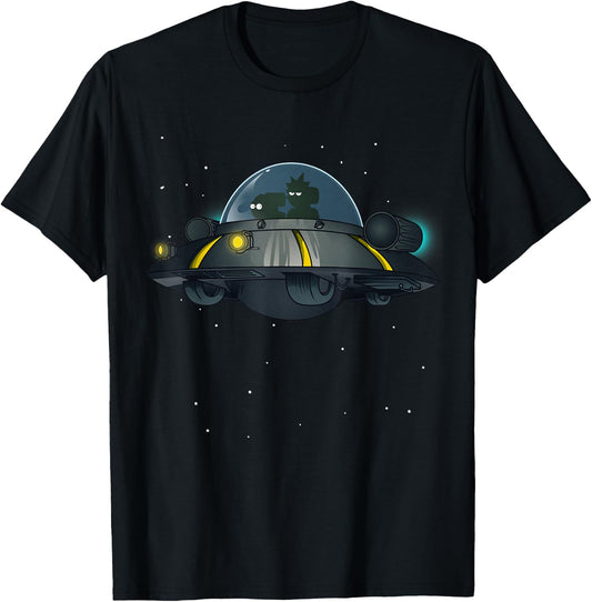 Mademark x Rick and Morty - Rick and Morty Shirt First Space Adventure T-Shirt - T-Shirt | Black