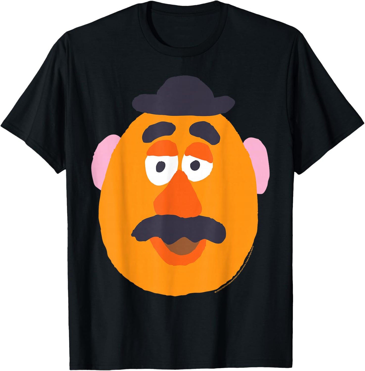 Disney Pixar Toy Story Mr. Potato Head Big Face T-Shirt - T-Shirt | Black