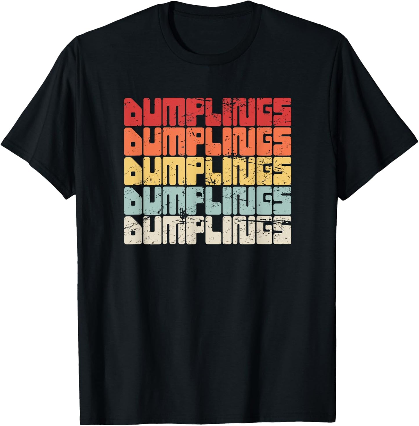 Soup Dumpling Xiaolongbao - Retro T-Shirt - T-Shirt | Black