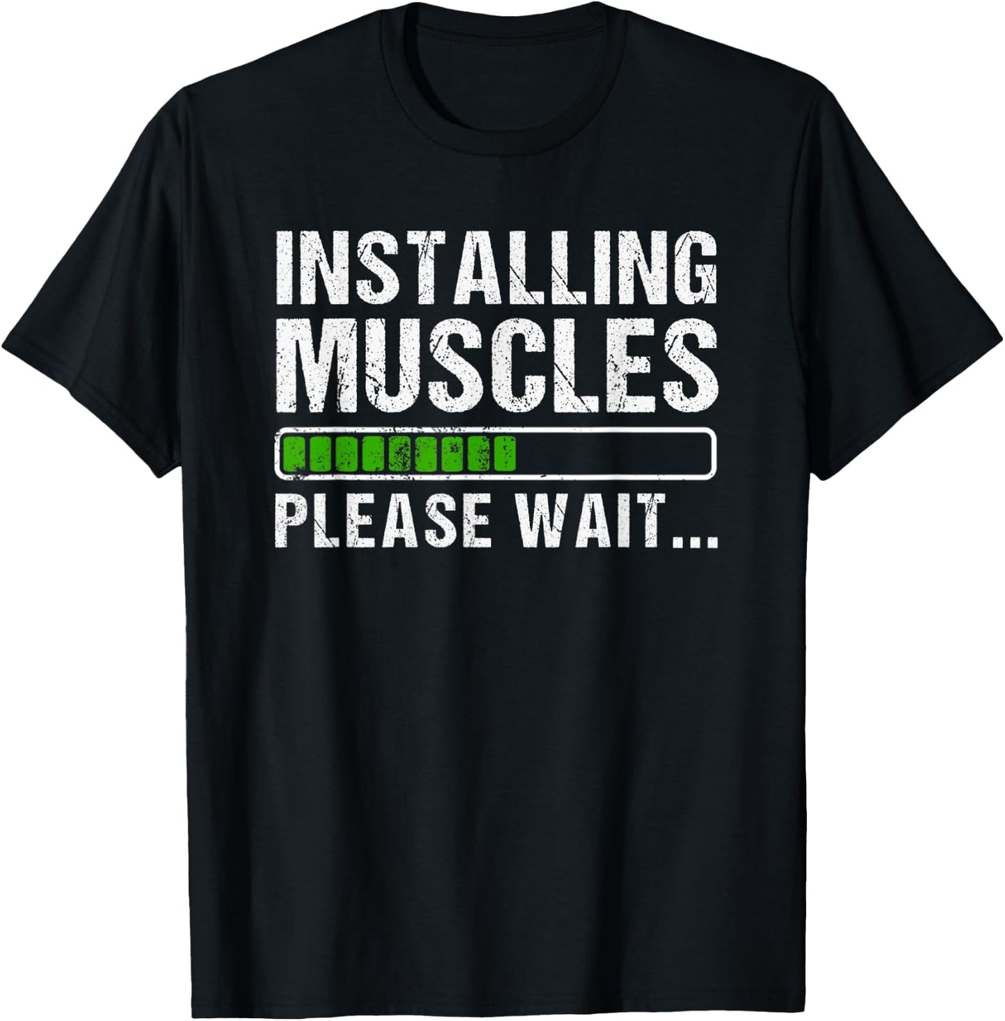 Installing Muscles T-Shirt - T-Shirt | Black