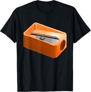 Pencil Sharpener Funny Office School Supplies Costume Shirt T-Shirt - T-Shirt | Black