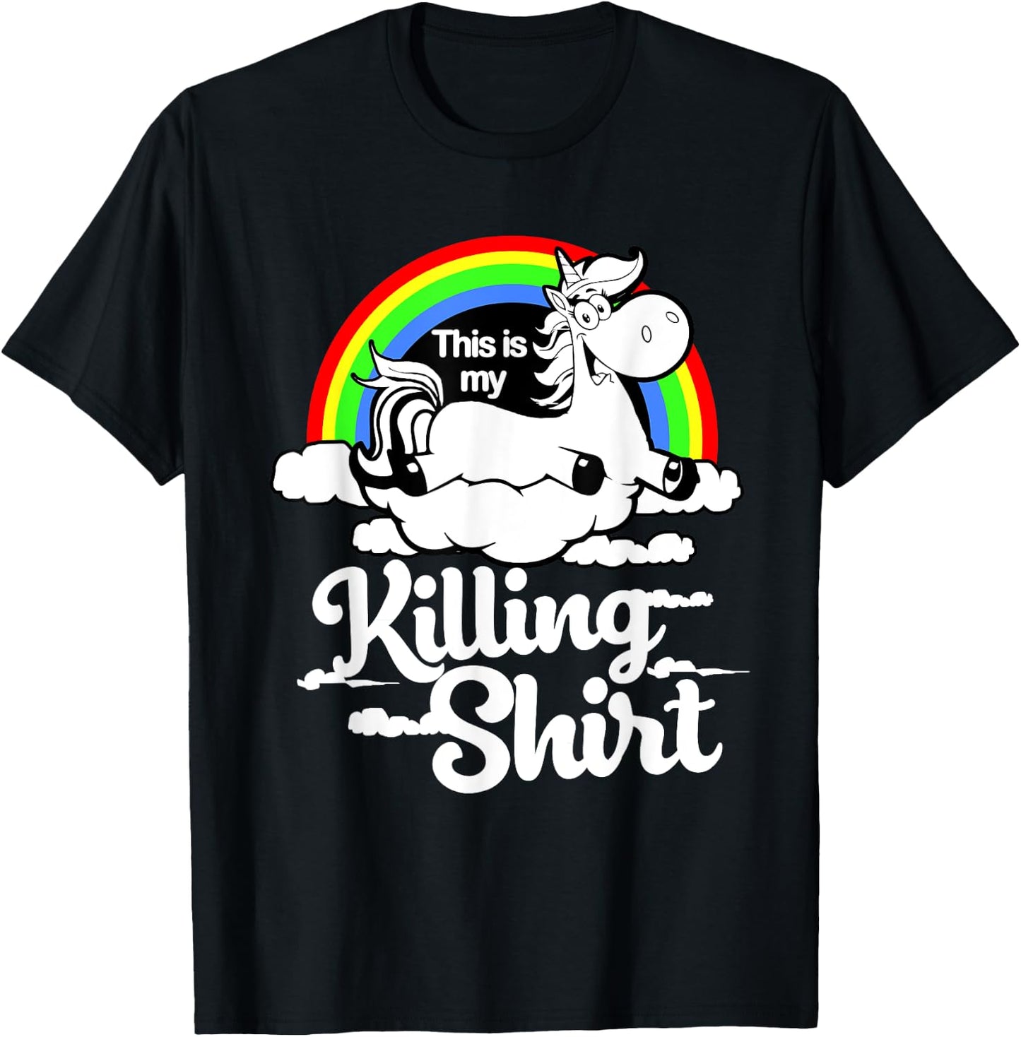 This Is My Killing Unicorn T-Shirt - T-Shirt | Black