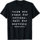 Alexander Hamilton - Famous Inspirational Quote Design T-Shirt - T-Shirt | Black