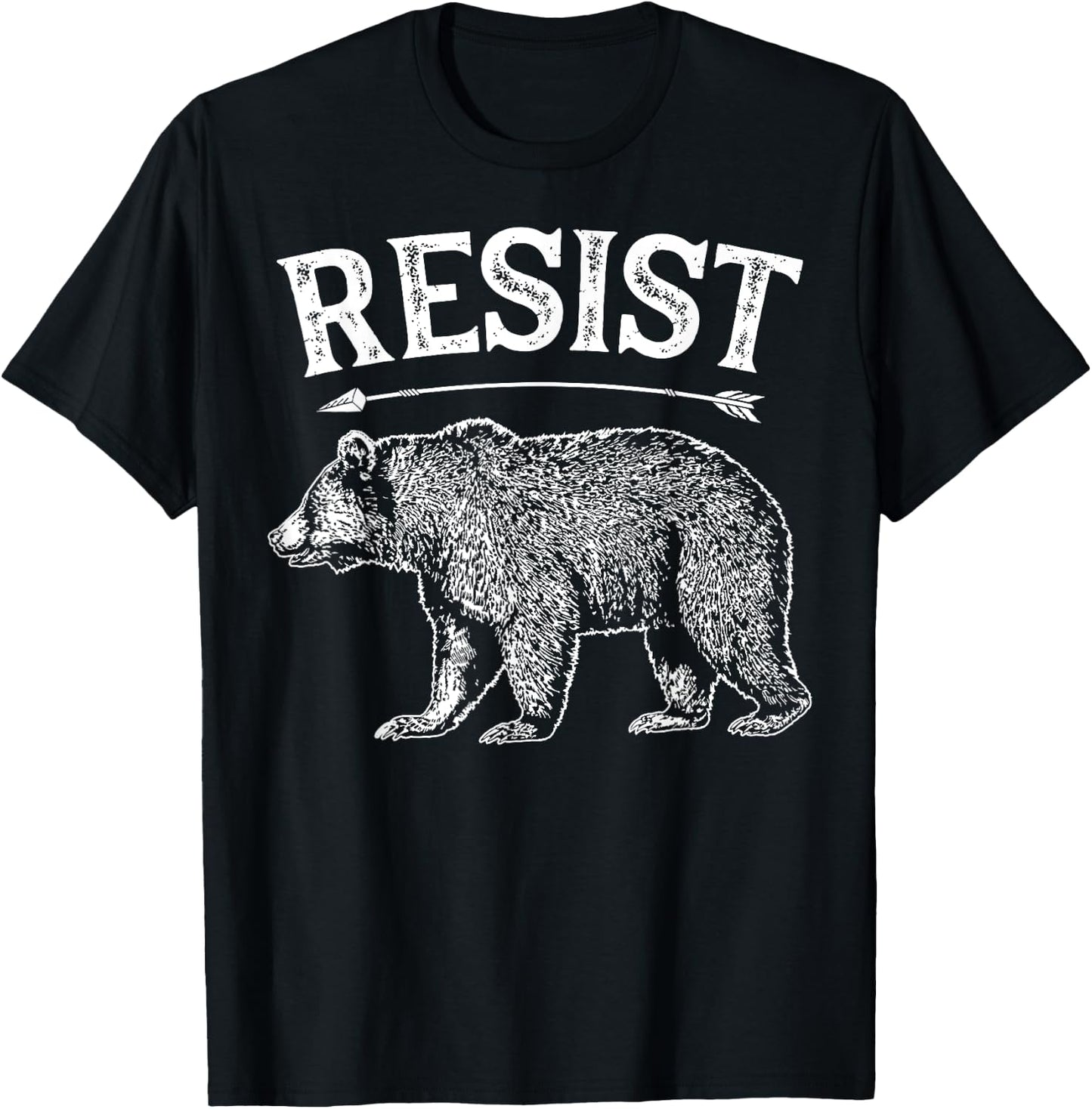 ALT US National Park Resist Service T shirt Bear Vintage T-Shirt - T-Shirt | Black