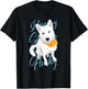 Claras White Husky Adults Siberian Husky Dog , Black, Short Sleeve, Small T-Shirt - T-Shirt | Black
