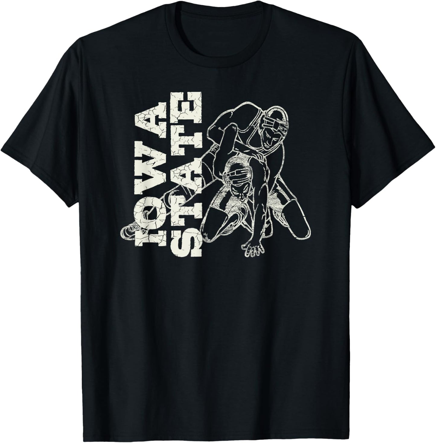 Iowa State Wrestler Wrestling Shirt T-Shirt - T-Shirt | Black
