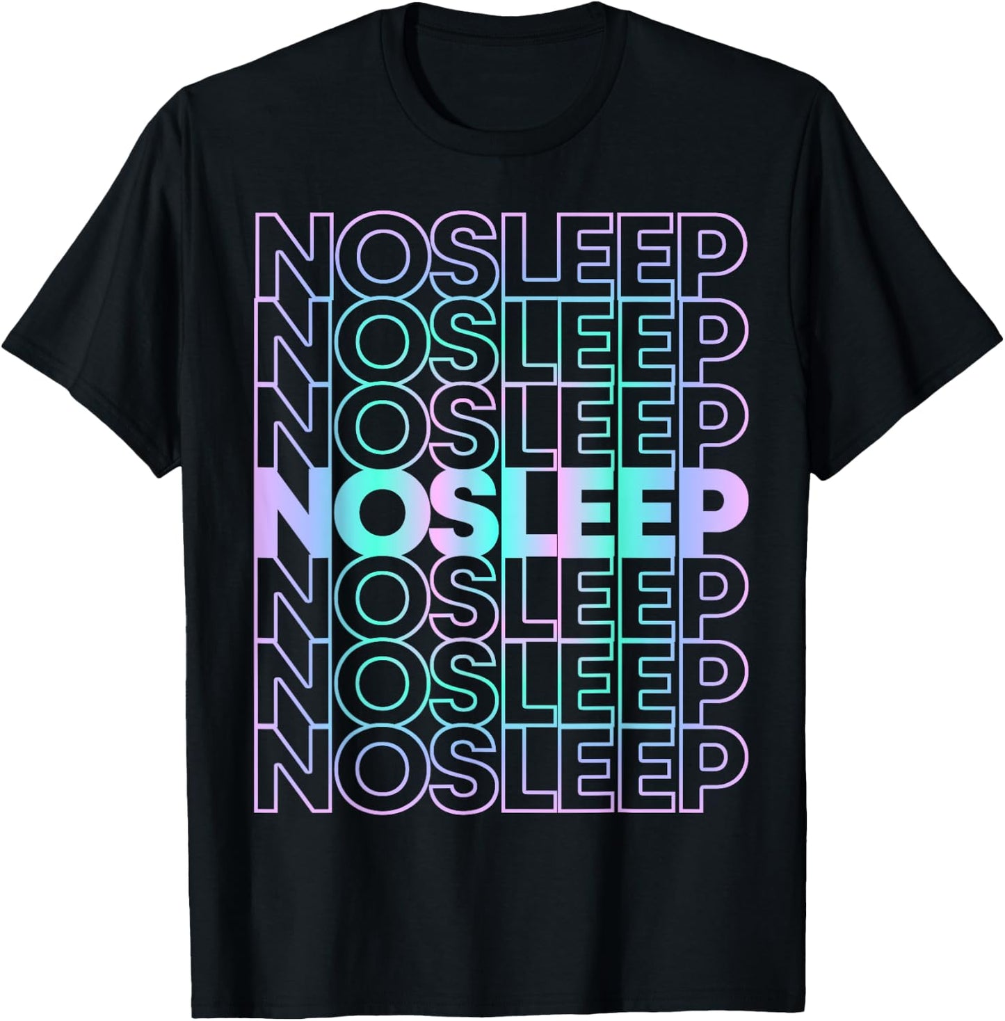 No Sleep Rave Festival EDM T-Shirt - T-Shirt | Black